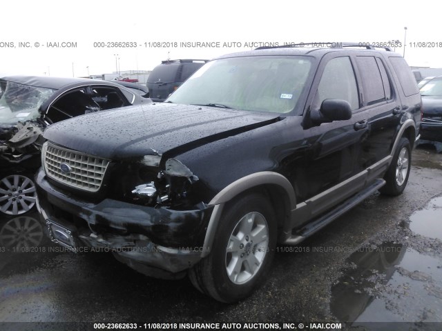 1FMZU64W93ZB01885 - 2003 FORD EXPLORER EDDIE BAUER BLACK photo 2