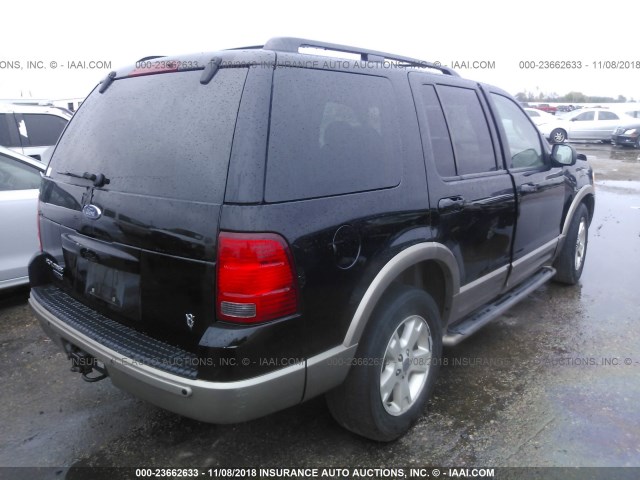 1FMZU64W93ZB01885 - 2003 FORD EXPLORER EDDIE BAUER BLACK photo 4