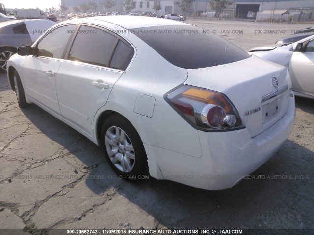 1N4AL21E99N449958 - 2009 NISSAN ALTIMA 2.5/2.5S WHITE photo 3