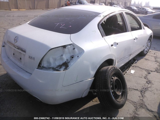 1N4AL21E99N449958 - 2009 NISSAN ALTIMA 2.5/2.5S WHITE photo 4