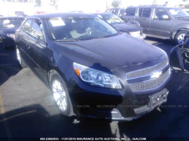 1G11D5SR1DF155959 - 2013 CHEVROLET MALIBU 1LT BLACK photo 1