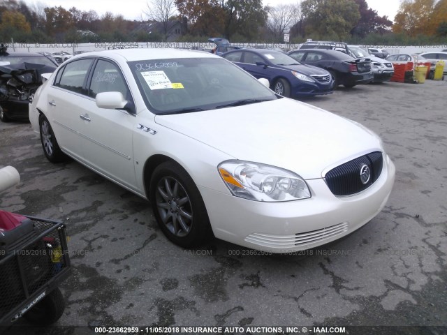 1G4HD57297U233059 - 2007 BUICK LUCERNE CXL WHITE photo 1