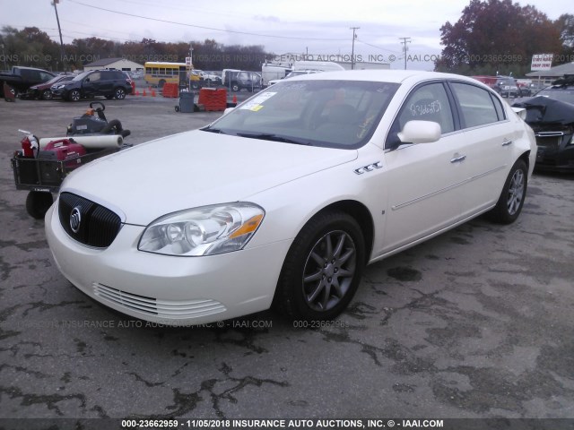 1G4HD57297U233059 - 2007 BUICK LUCERNE CXL WHITE photo 2