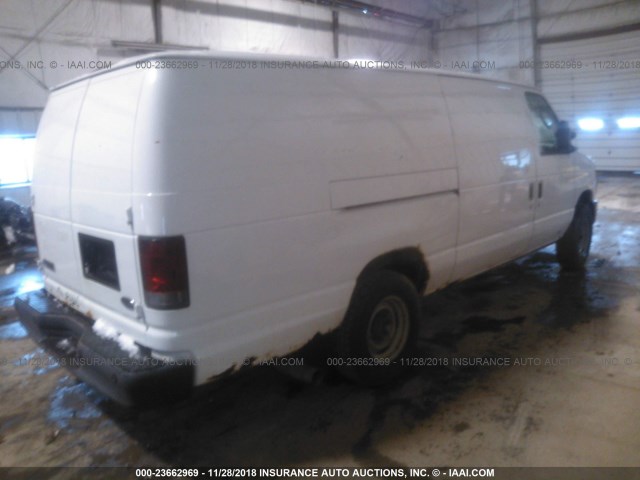 1FTSS34PX8DA37296 - 2008 FORD ECONOLINE E350 SUPER DUTY VAN WHITE photo 4