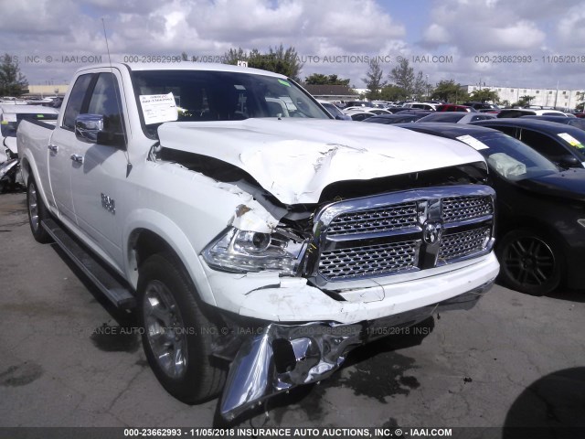 1C6RR6JG5HS651692 - 2017 RAM 1500 LARAMIE WHITE photo 6