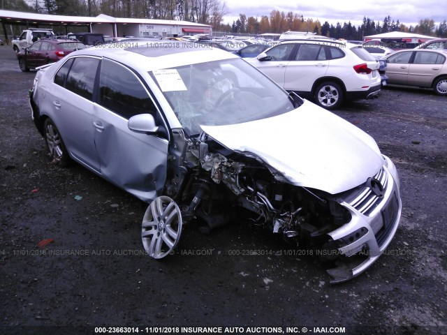 3VWCT71K96M057281 - 2006 VOLKSWAGEN JETTA TDI SILVER photo 1