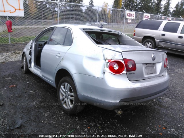 3VWCT71K96M057281 - 2006 VOLKSWAGEN JETTA TDI SILVER photo 3