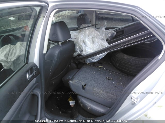 3VWCT71K96M057281 - 2006 VOLKSWAGEN JETTA TDI SILVER photo 8