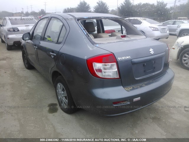 JS2YC412385103144 - 2008 SUZUKI SX4 GRAY photo 3