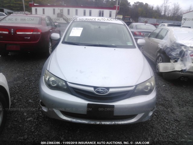 JF1GH6A64AH804470 - 2010 SUBARU IMPREZA 2.5I SILVER photo 6