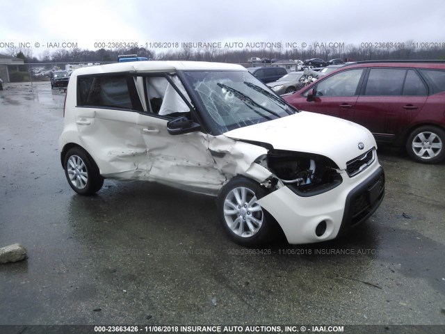 KNDJT2A67D7770073 - 2013 KIA SOUL +/!/SPORT WHITE photo 1