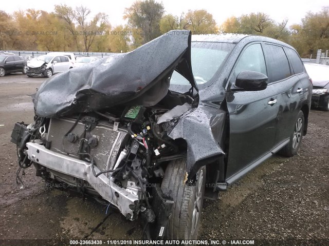 5N1AR2MN6DC654660 - 2013 NISSAN PATHFINDER S/SV/SL/PLATINUM BLACK photo 2