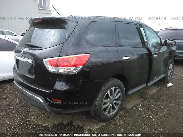 5N1AR2MN6DC654660 - 2013 NISSAN PATHFINDER S/SV/SL/PLATINUM BLACK photo 4