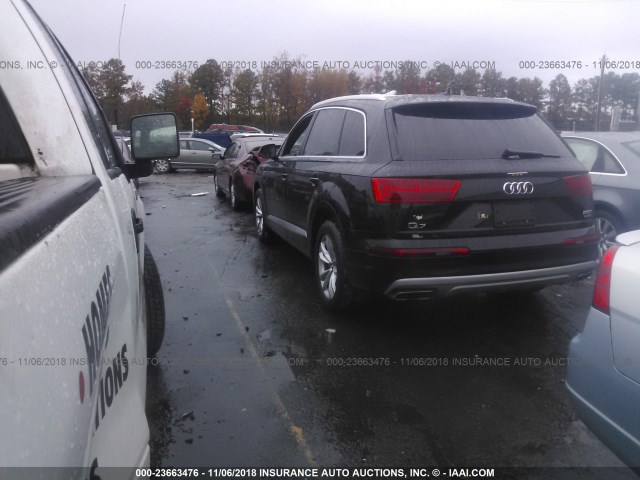 WA1LHAF78JD002129 - 2018 AUDI Q7 BLACK photo 3