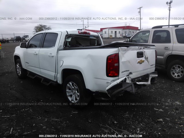 1GCGSCEA6J1253881 - 2018 CHEVROLET COLORADO LT WHITE photo 3