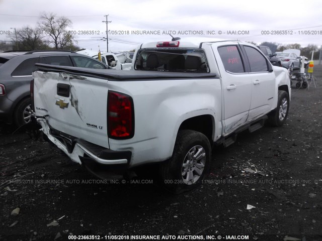 1GCGSCEA6J1253881 - 2018 CHEVROLET COLORADO LT WHITE photo 4