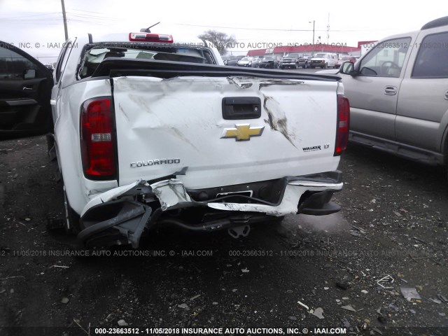 1GCGSCEA6J1253881 - 2018 CHEVROLET COLORADO LT WHITE photo 6