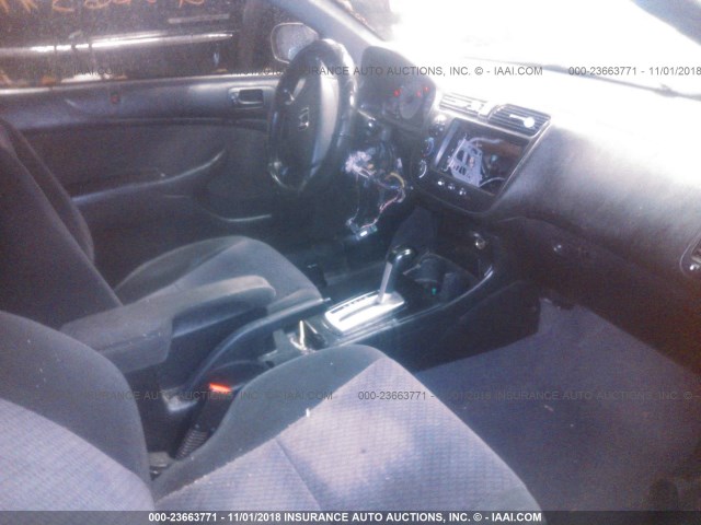 1HGEM22164L079160 - 2004 HONDA CIVIC DX VP 银色 照片 5