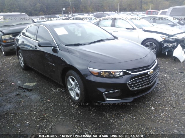 1G1ZB5STXJF259494 - 2018 CHEVROLET MALIBU LS 黑色 照片 1
