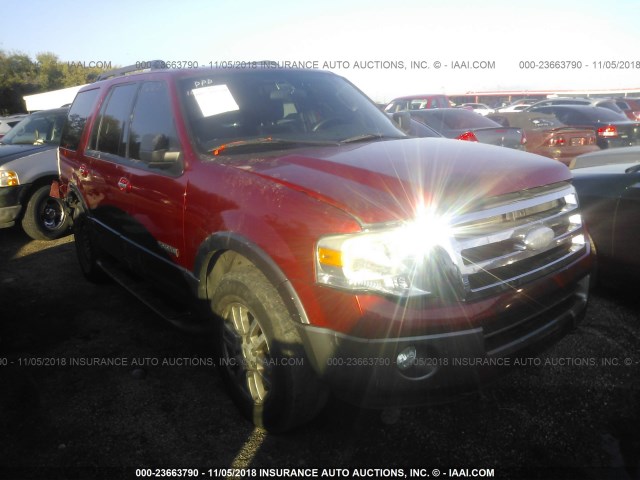 1FMFU16597LA53727 - 2007 FORD EXPEDITION XLT RED photo 1