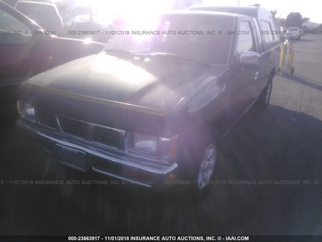 1N6SD16S1VC388404 - 1997 NISSAN TRUCK KING CAB SE/KING CAB XE GREEN photo 2