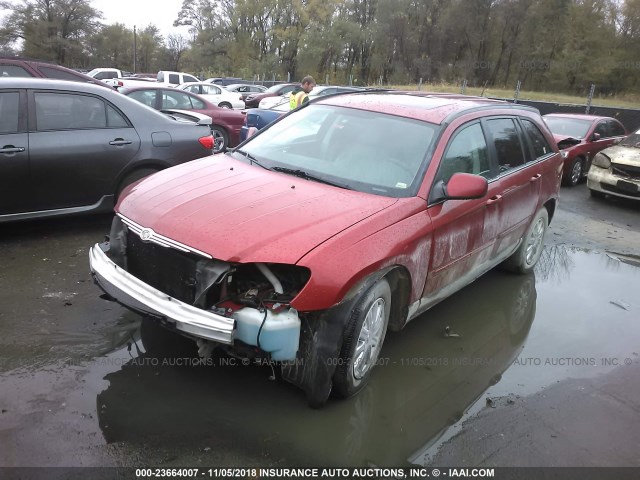 2A8GF68X17R197951 - 2007 CHRYSLER PACIFICA TOURING RED photo 2