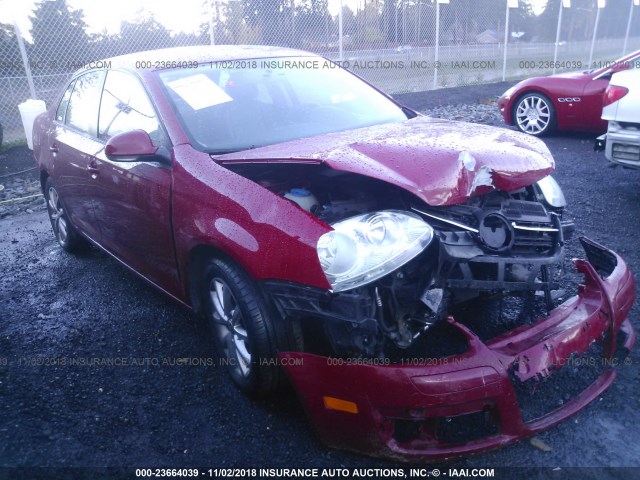 3VWRZ7AJ1AM131527 - 2010 VOLKSWAGEN JETTA SE/SEL RED photo 1