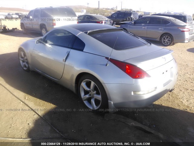 JN1AZ34DX3T102050 - 2003 NISSAN 350Z COUPE SILVER photo 3