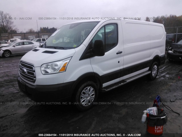 1FTYR1ZM8GKB37027 - 2016 FORD TRANSIT T-250 WHITE photo 2