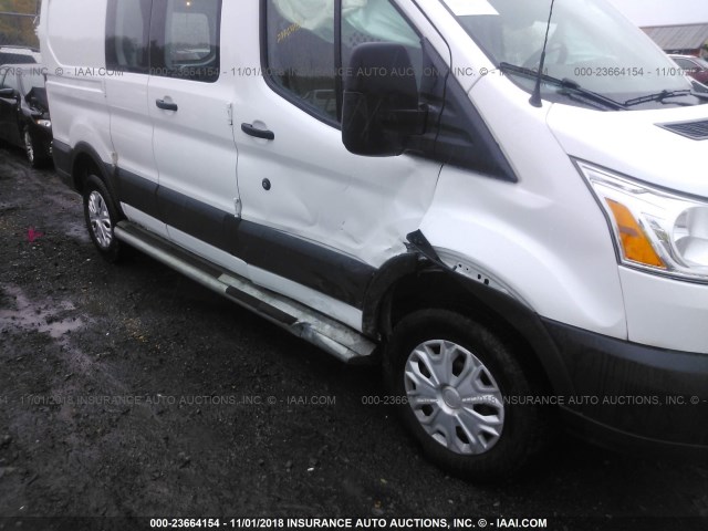 1FTYR1ZM8GKB37027 - 2016 FORD TRANSIT T-250 WHITE photo 6