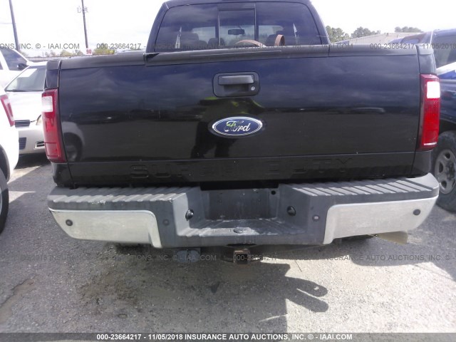 1FTWW31R98EA04036 - 2008 FORD F350 SRW SUPER DUTY BLACK photo 8