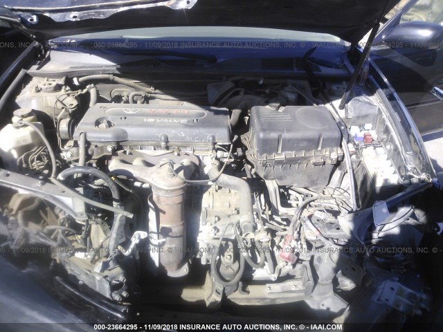 4T1BE32K95U610601 - 2005 TOYOTA CAMRY LE/XLE/SE BLACK photo 10