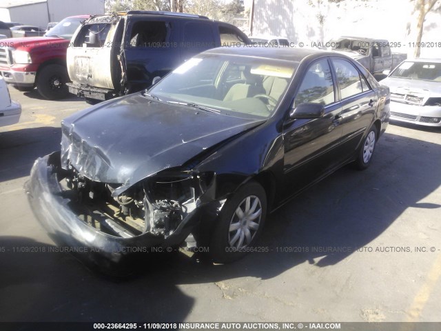 4T1BE32K95U610601 - 2005 TOYOTA CAMRY LE/XLE/SE BLACK photo 2