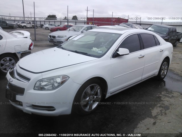 1G1ZD5EU1CF113079 - 2012 CHEVROLET MALIBU 2LT WHITE photo 2