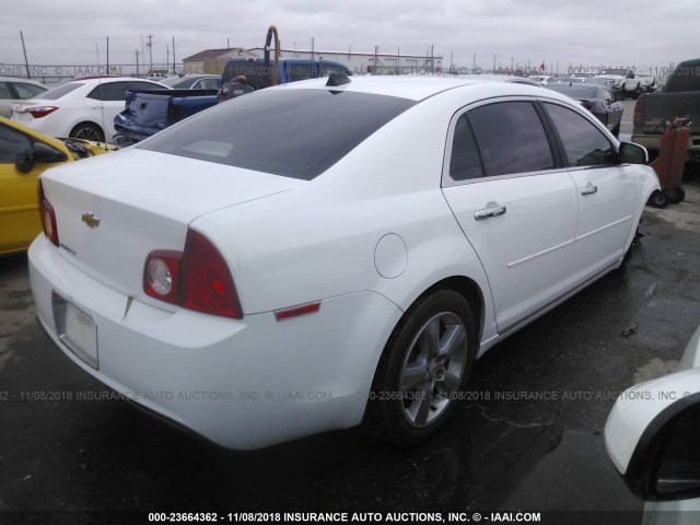 1G1ZD5EU1CF113079 - 2012 CHEVROLET MALIBU 2LT WHITE photo 4