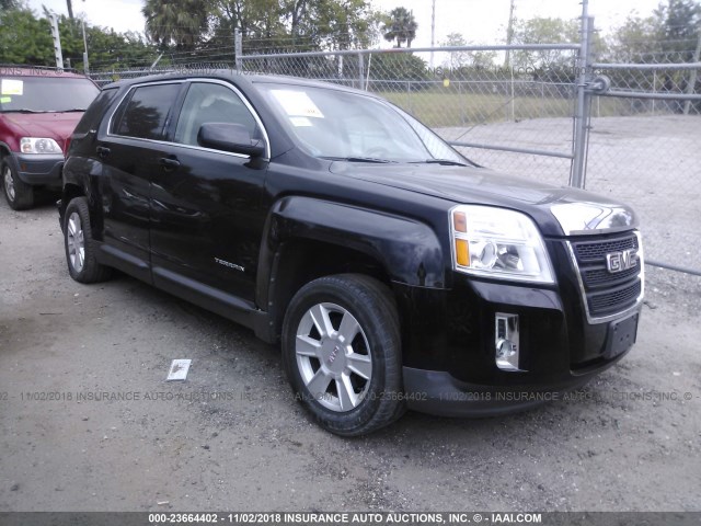 2CTALMEC1B6432293 - 2011 GMC TERRAIN SLE BLACK photo 1