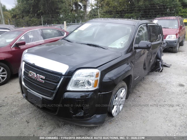 2CTALMEC1B6432293 - 2011 GMC TERRAIN SLE BLACK photo 2