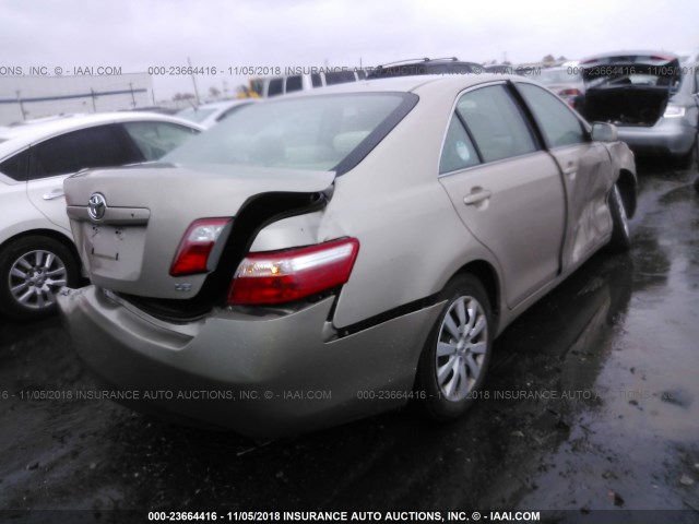 4T1BE46K99U274762 - 2009 TOYOTA CAMRY SE/LE/XLE GOLD photo 4