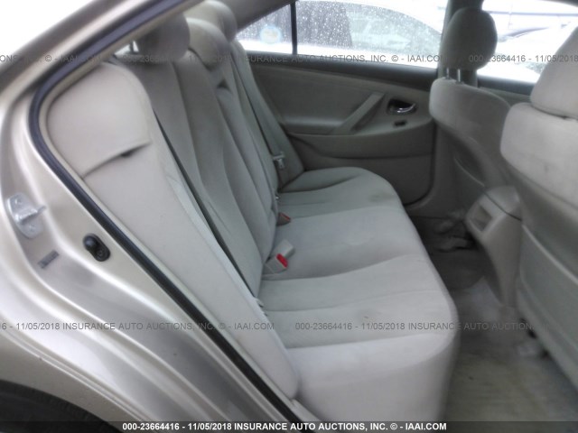 4T1BE46K99U274762 - 2009 TOYOTA CAMRY SE/LE/XLE GOLD photo 8