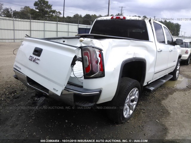 3GTU2NEC9GG237653 - 2016 GMC SIERRA K1500 SLT WHITE photo 4