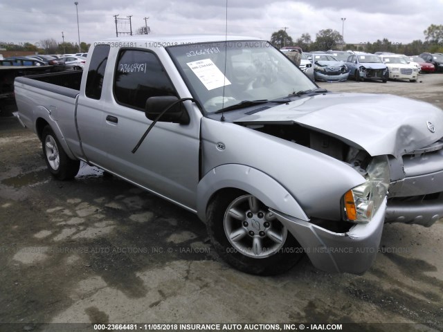 1N6DD26T64C419345 - 2004 NISSAN FRONTIER KING CAB XE SILVER photo 1