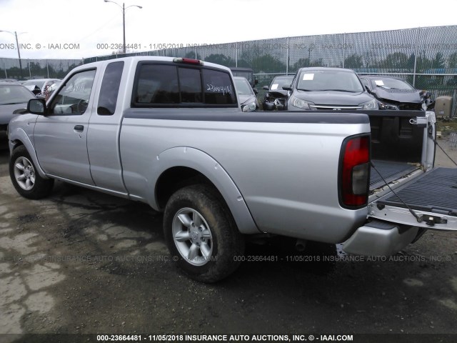 1N6DD26T64C419345 - 2004 NISSAN FRONTIER KING CAB XE SILVER photo 3