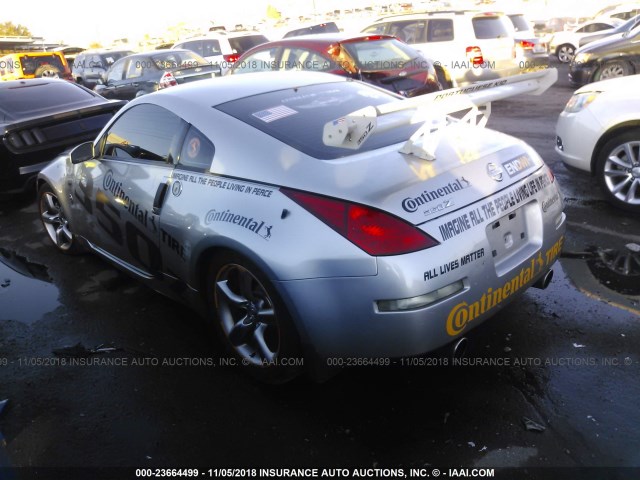 JN1AZ34E43T003393 - 2003 NISSAN 350Z COUPE SILVER photo 3