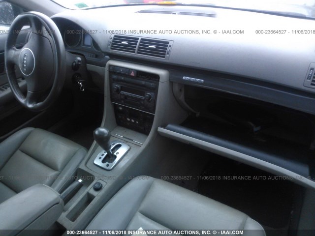 WAULC68E04A142109 - 2004 AUDI A4 1.8T QUATTRO GRAY photo 5