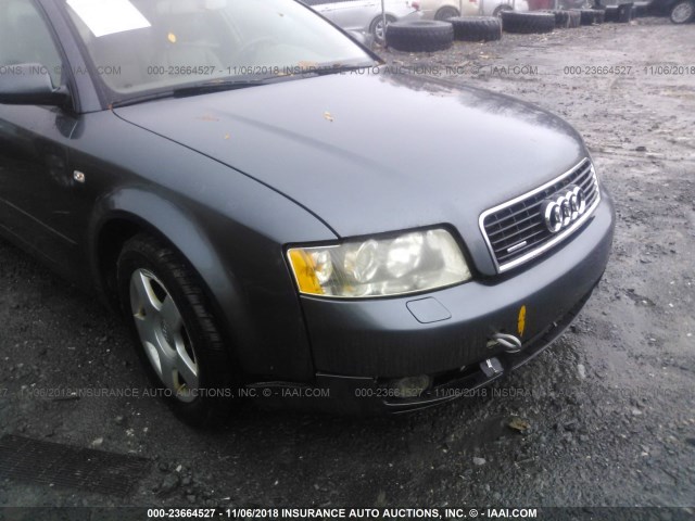 WAULC68E04A142109 - 2004 AUDI A4 1.8T QUATTRO GRAY photo 6