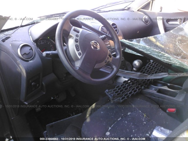 JN8AS5MV4DW658087 - 2013 NISSAN ROGUE S/SV BLACK photo 5