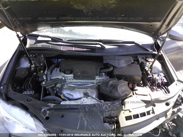 4T1BF1FK8FU950125 - 2015 TOYOTA CAMRY LE/XLE/SE/XSE GRAY photo 10