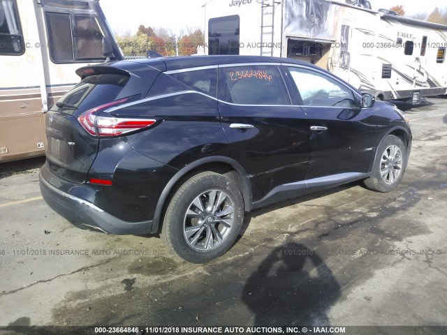 5N1AZ2MH0GN152021 - 2016 NISSAN MURANO S/SL/SV/PLATINUM BLACK photo 4