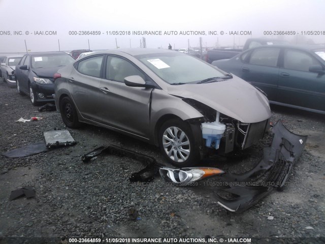 5NPDH4AE2DH221359 - 2013 HYUNDAI ELANTRA GLS/LIMITED BROWN photo 1