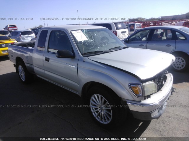 5TEVL52N84Z401787 - 2004 TOYOTA TACOMA XTRACAB SILVER photo 1